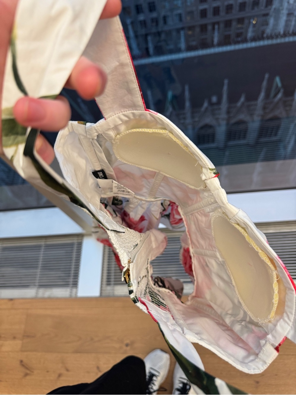 Dolce & Gabbana pleated poplin floral Mini Dress - Picture 12 of 13
